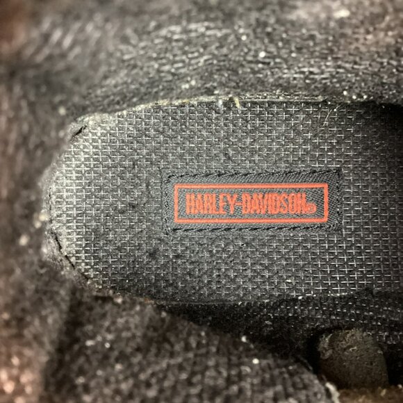 Harley-Davidson Leather Heavy Duty Motorcycle Boots Mens 9.5 Side Zip Black - Picture 14 of 14